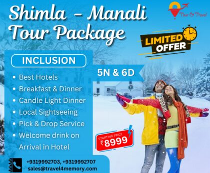 Shimla Manali Tour Packages from Delhi