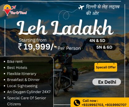 Ladakh Tour Package from Delhi | BMR Travees India LLP