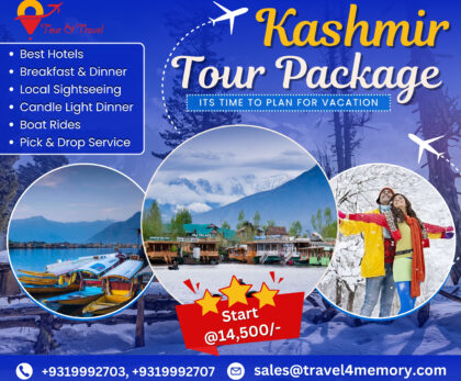 Kashmir tour packages from Delhi