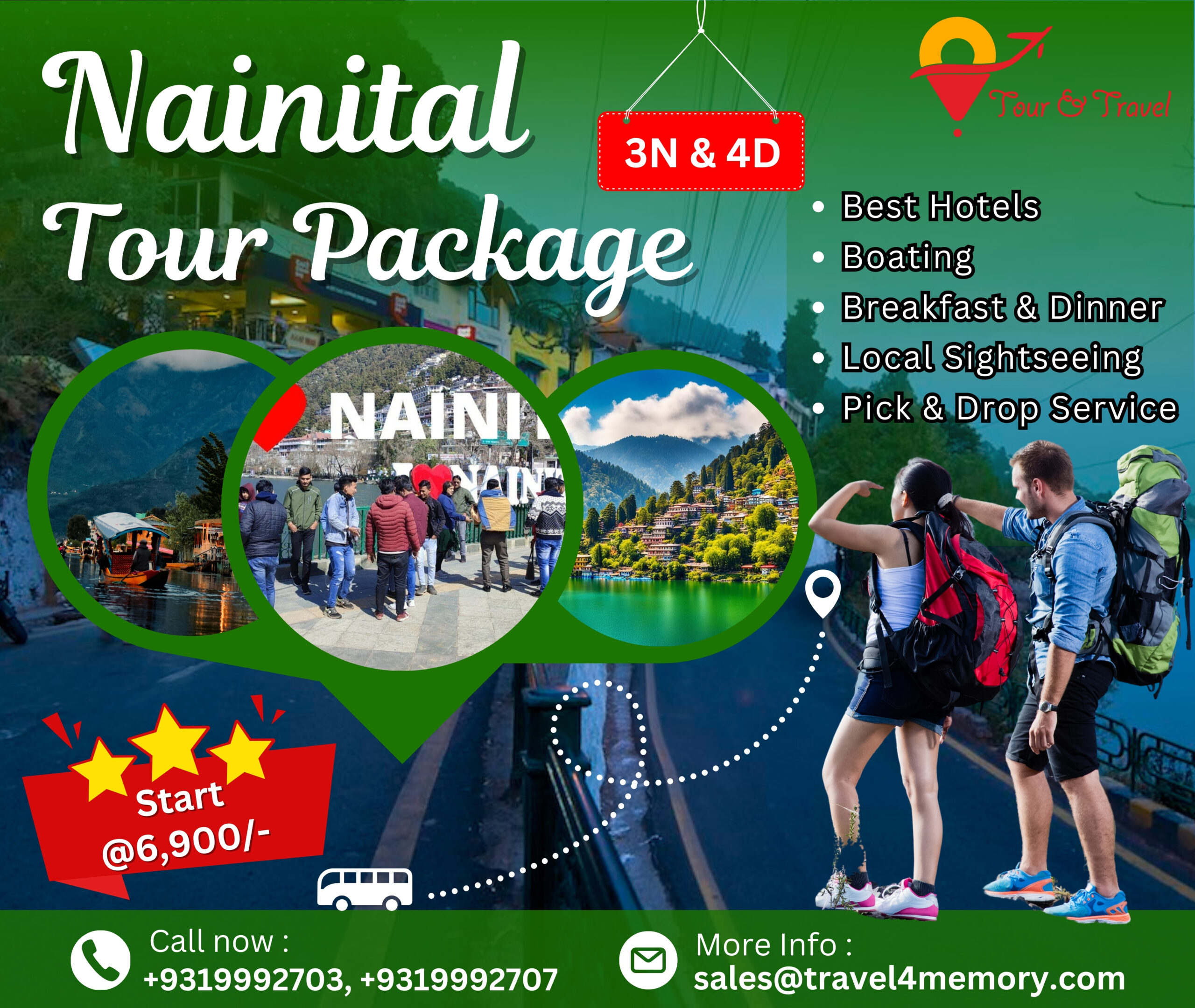 Nainital Tour Packages from Delhi