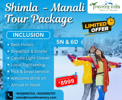 Shimla Manali Tour Packages from Delhi