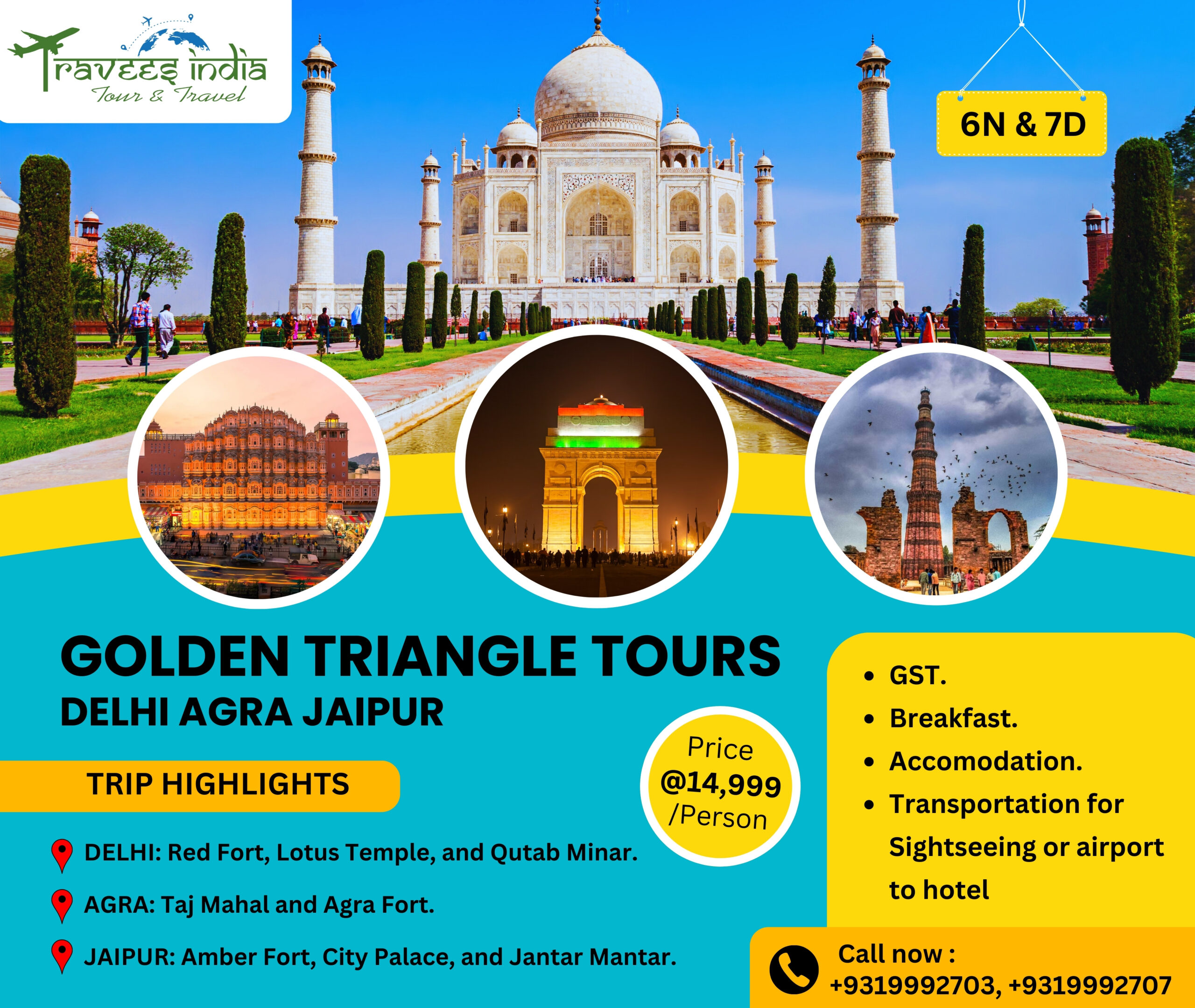 Golden Triangle Tours from Delhi