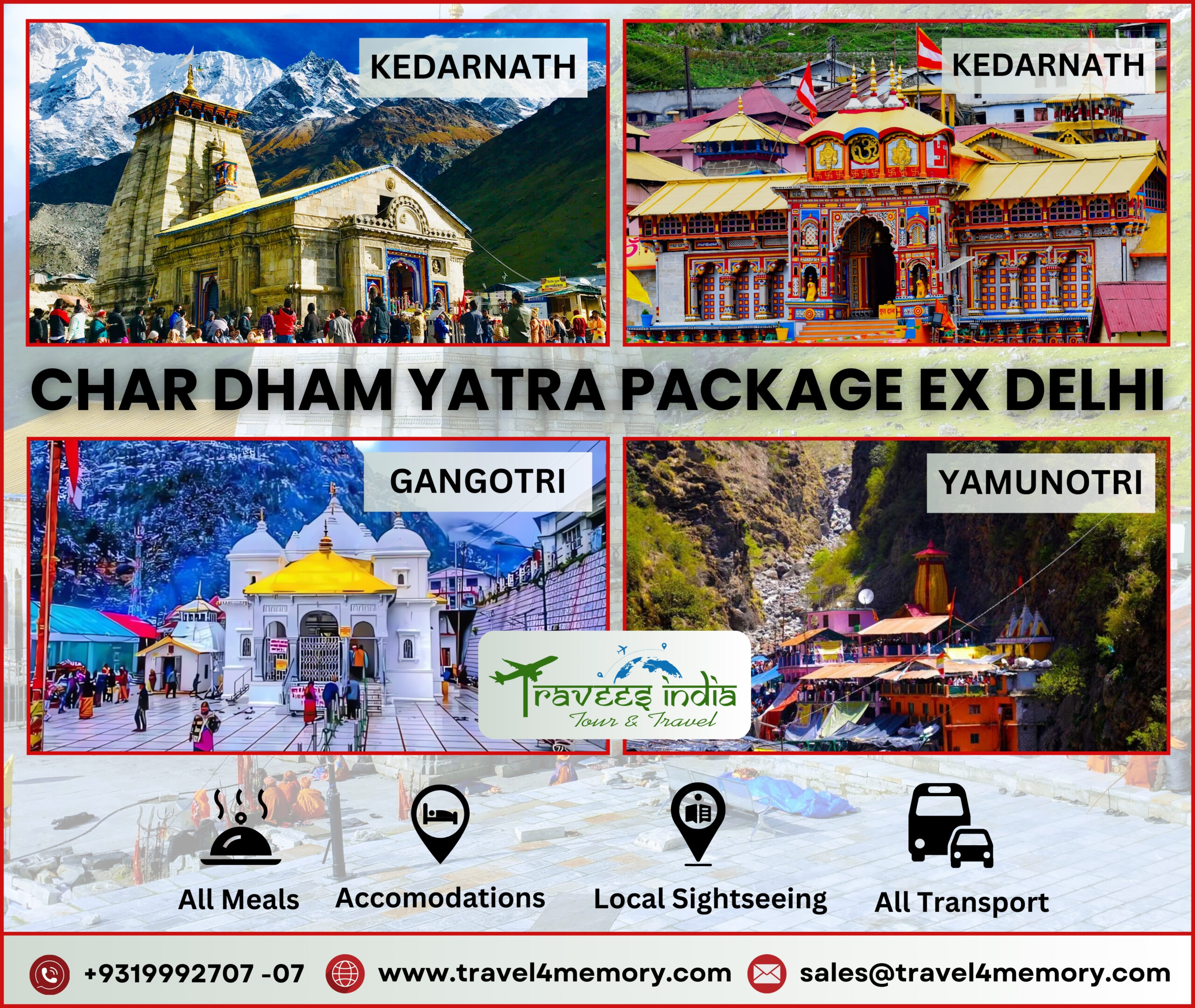 Char Dham Yatra Package from Delhi